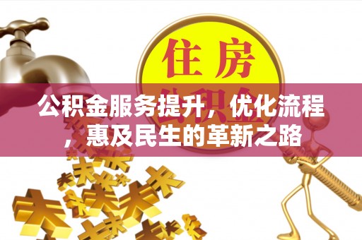 武定公积金服务提升，优化流程，惠及民生的革新之路