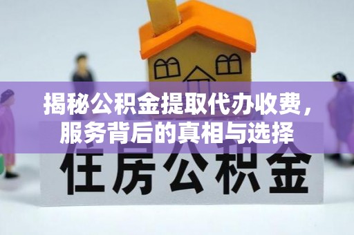 武定揭秘公积金提取代办收费，服务背后的真相与选择