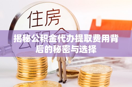 武定揭秘公积金代办提取费用背后的秘密与选择