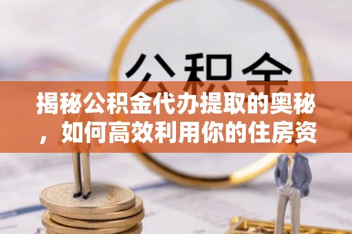 武定揭秘公积金代办提取的奥秘，如何高效利用你的住房资金