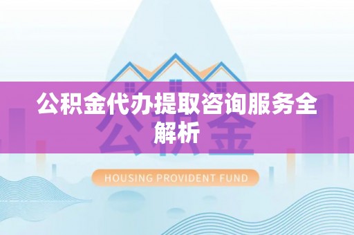武定公积金代办提取咨询服务全解析