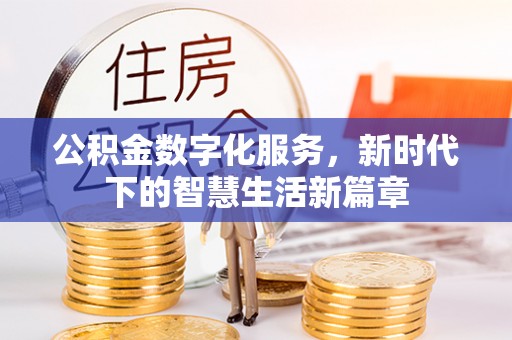 武定公积金数字化服务，新时代下的智慧生活新篇章