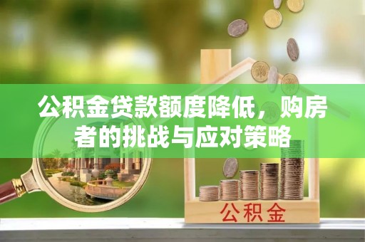 武定公积金贷款额度降低，购房者的挑战与应对策略