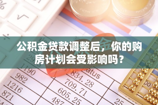 武定公积金贷款调整后，你的购房计划会受影响吗？