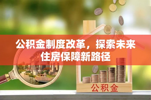 武定公积金制度改革，探索未来住房保障新路径