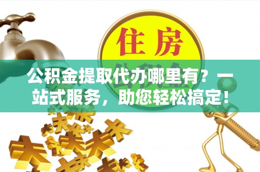 武定公积金提取代办哪里有？一站式服务，助您轻松搞定！