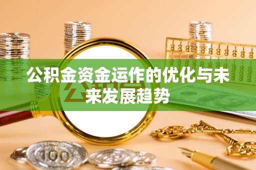 武定公积金资金运作的优化与未来发展趋势