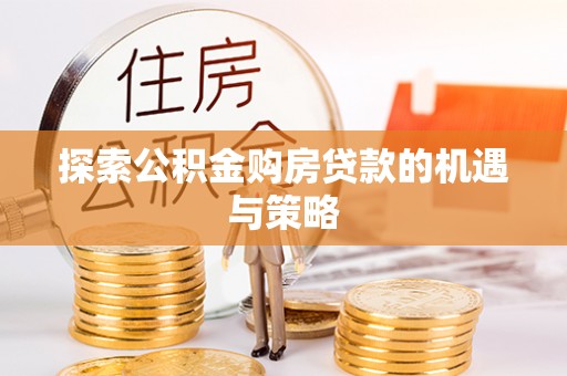 武定探索公积金购房贷款的机遇与策略