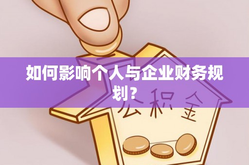 武定如何影响个人与企业财务规划？