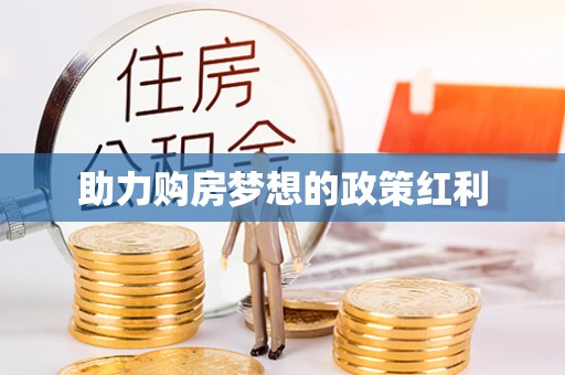 武定助力购房梦想的政策红利