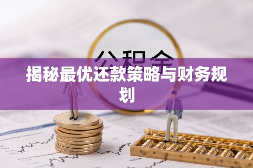 武定揭秘最优还款策略与财务规划